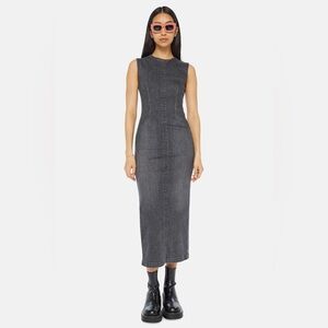 Mother The Swerve Dress in Up In Smoke Size Small